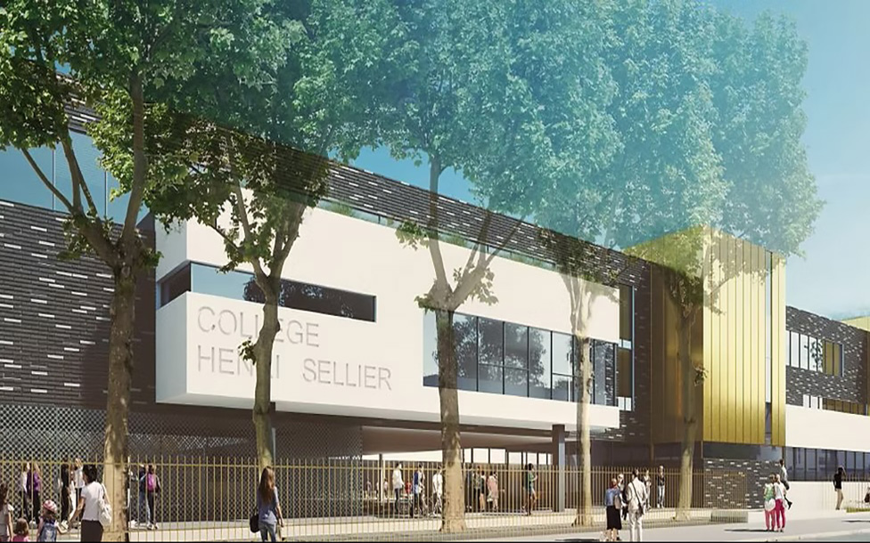 Rénovation du collège Henri Sellier à Bondy